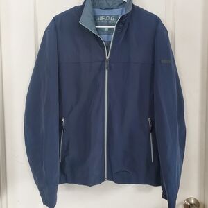London Fog Navy Windbreaker Jacket